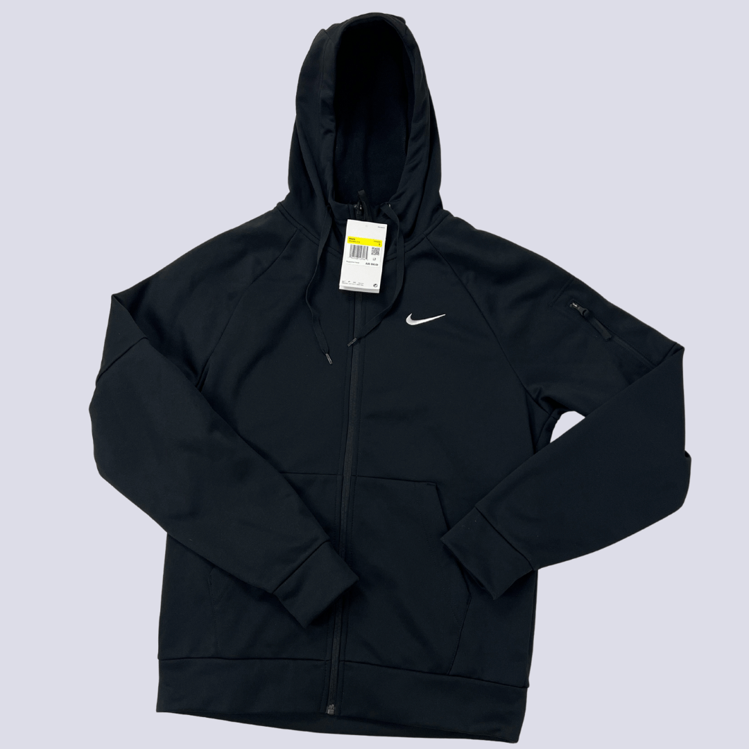 Front View of the Nike Men's Hoodie in Black