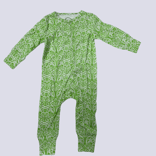 Front view of the Whenua Baby Onesie