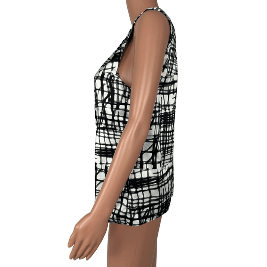 Side view of the Jane Lamerton Women's Sleeveless Top