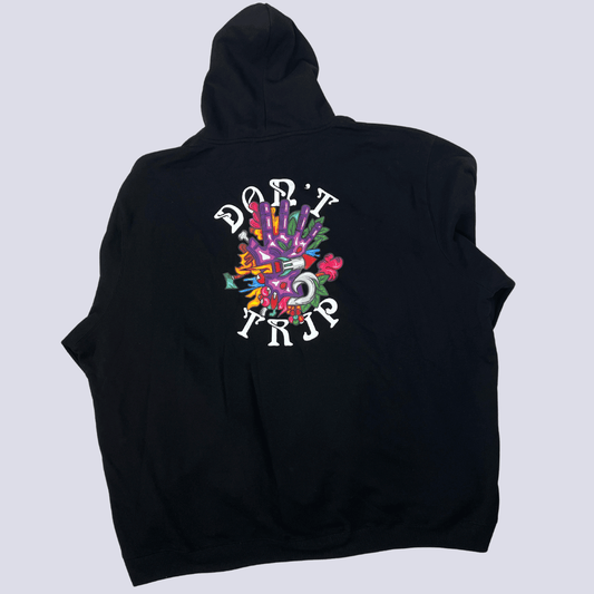 Back view of the Ovrsize Mens Hoodie