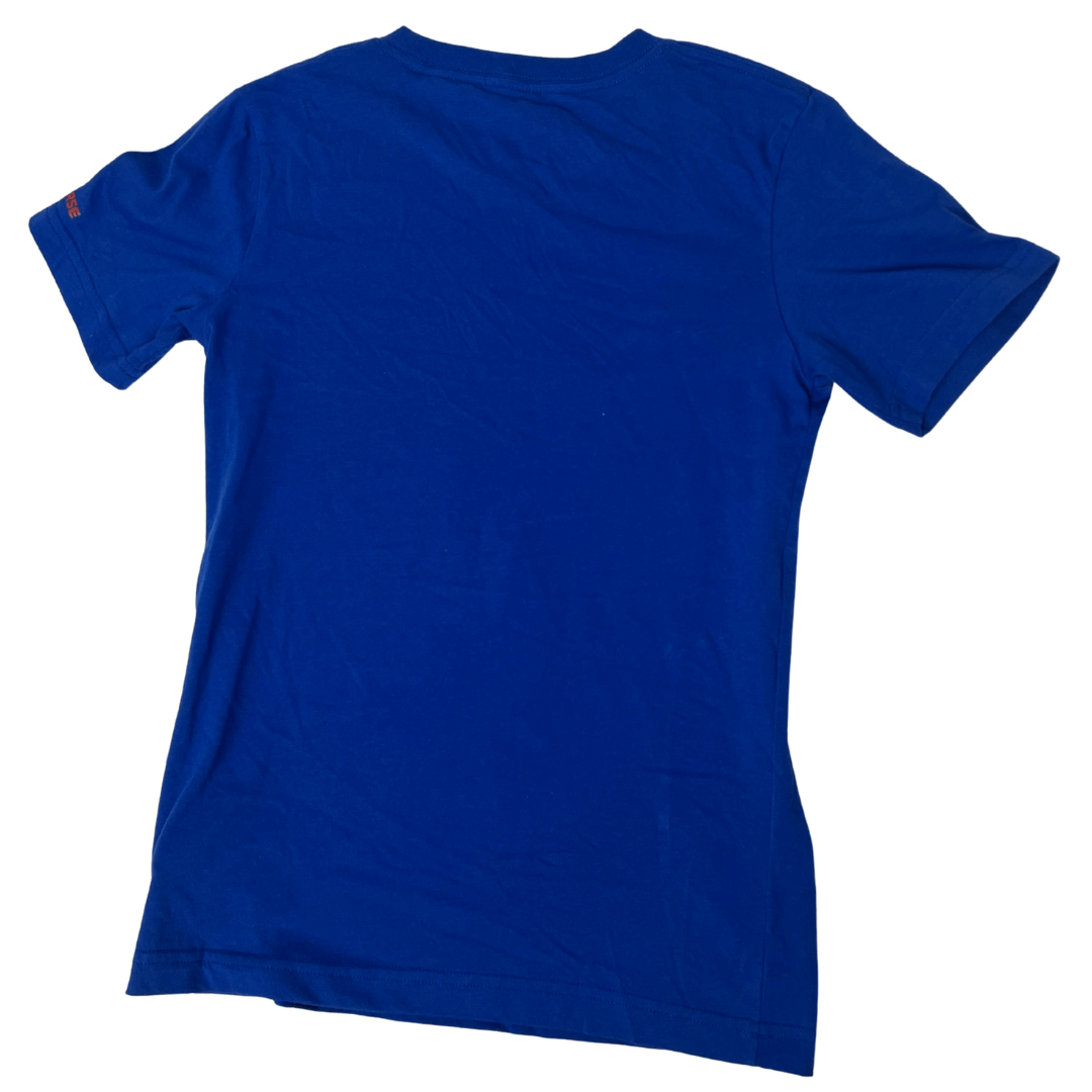 Back view of the Converse Boy's Blue and Red Logo T-Shirt