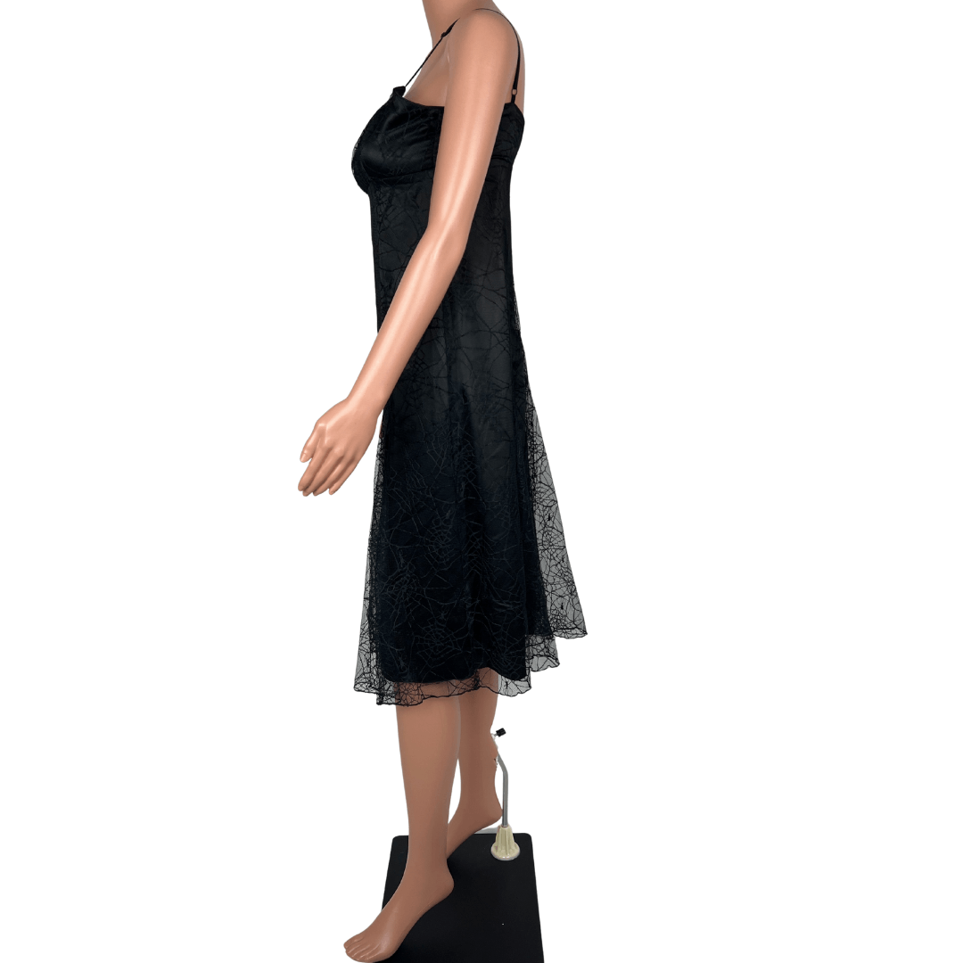 Black Friday Web Lace Slip Dress 8