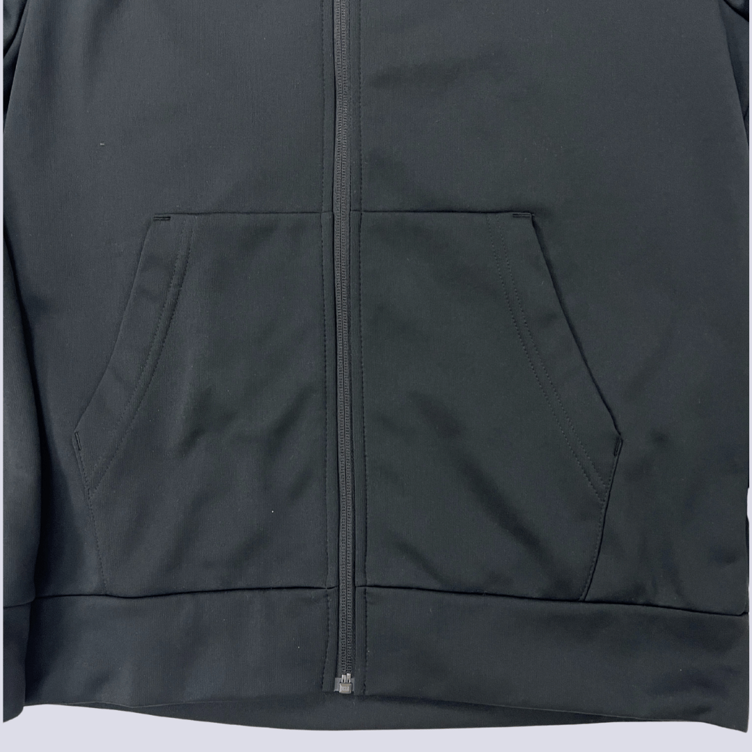 Front Detail View of the Nike Men's Hoodie in Black