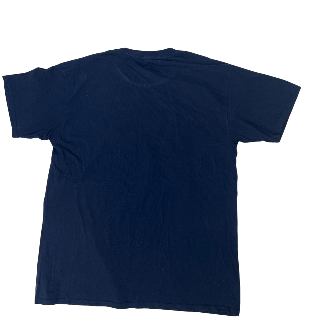 Back view of the Men's T-Shirt With Space Graphic