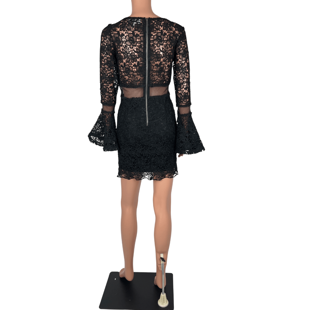 Shareen Black Lace Women's Dress 8