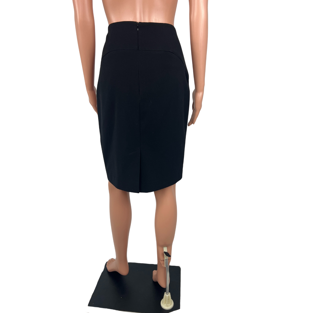 Cue Black Women's Pencil Skirt 12