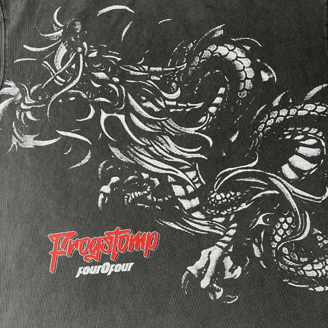 Front view of the Dragon design t-shirt