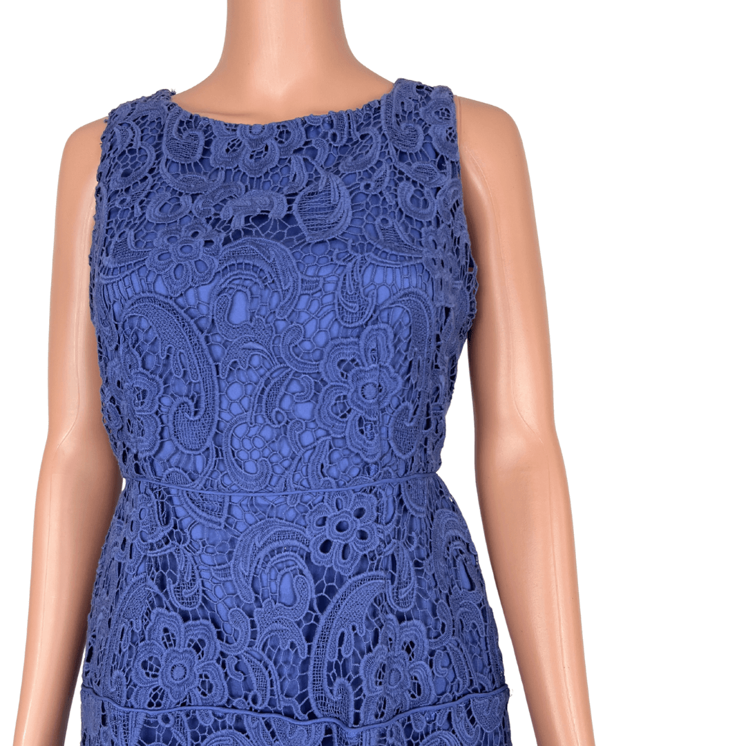 Kachel Women's Purple Lace Dress 10