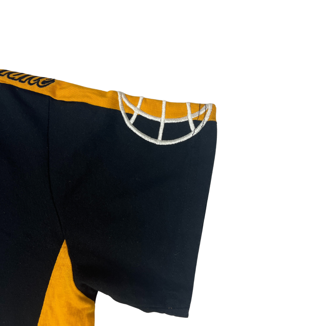 Sleeve detail view of the Boohoo Man Sports Jersey
