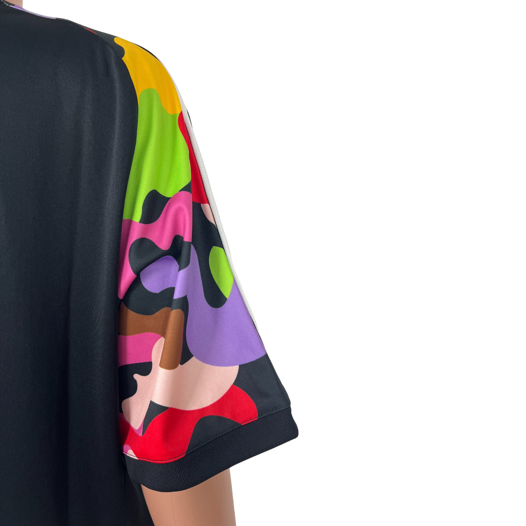 Sleeve detail view of the Adidas Men's Love Unites Tiro Jersey