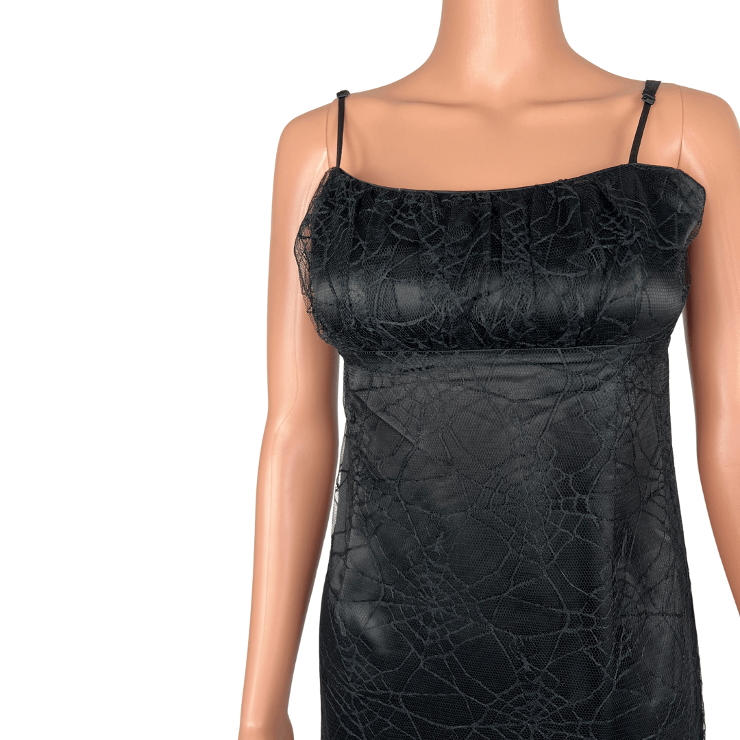 Black Friday Web Lace Slip Dress 8