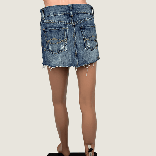 Abercrombie & Fitch Denim Mini Skirt Back