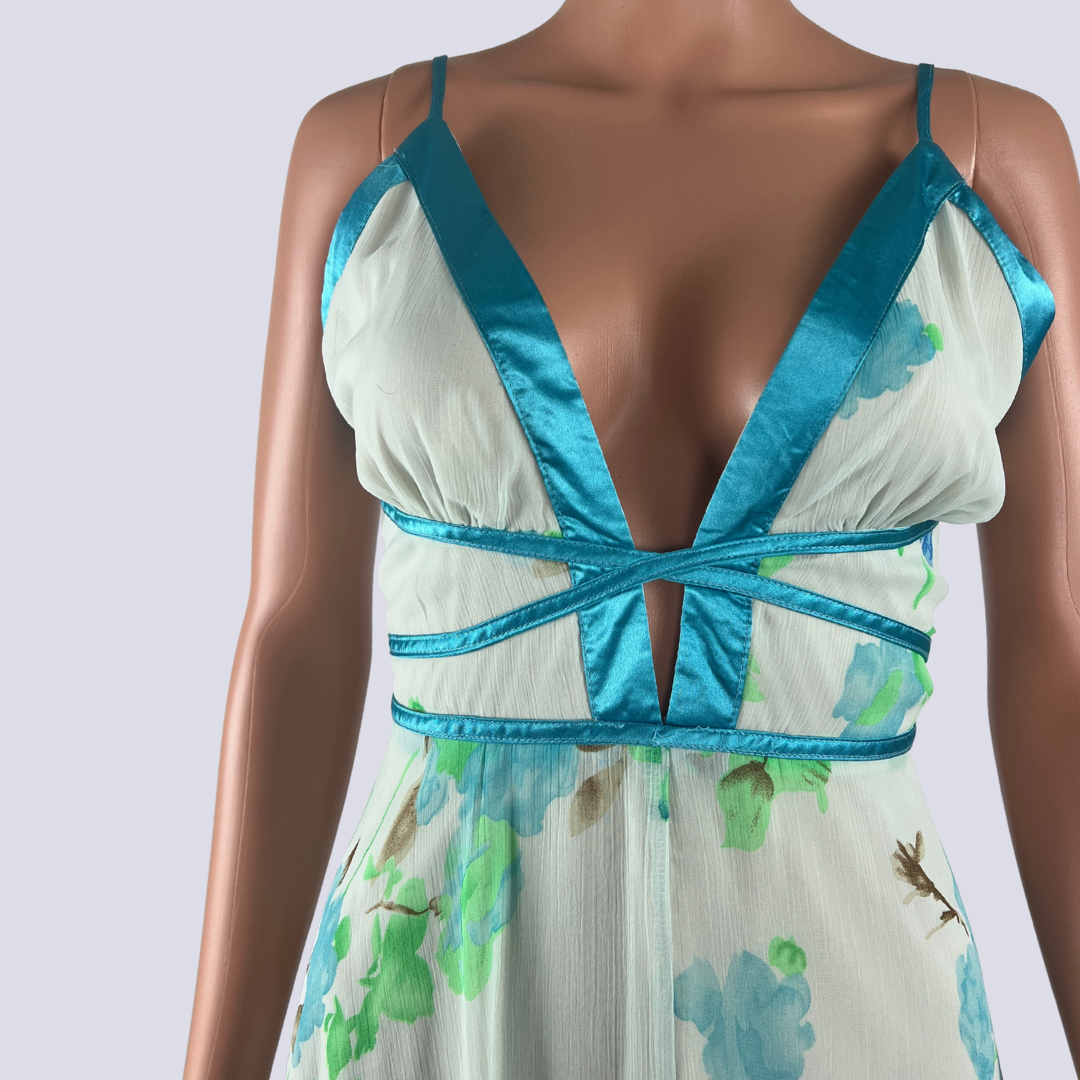 Front detail view of the Aliva Girl Dress