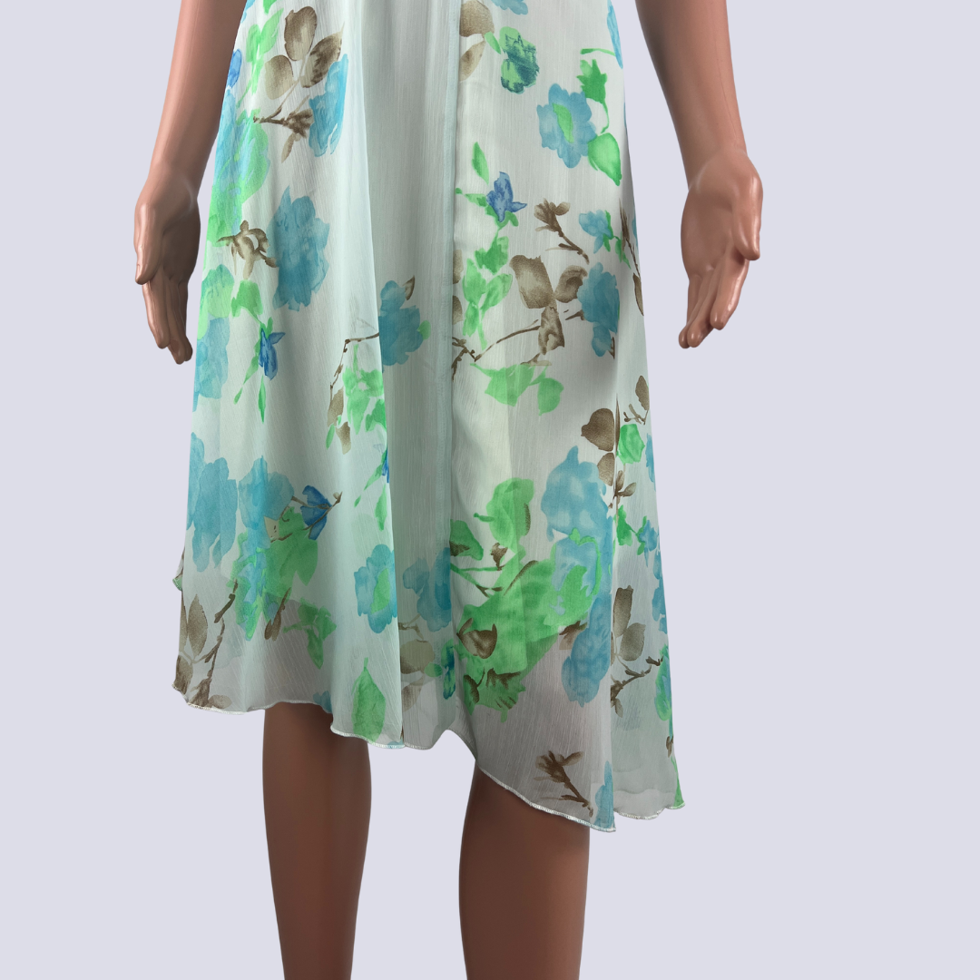 Front hem view of the Aliva Girl Dress