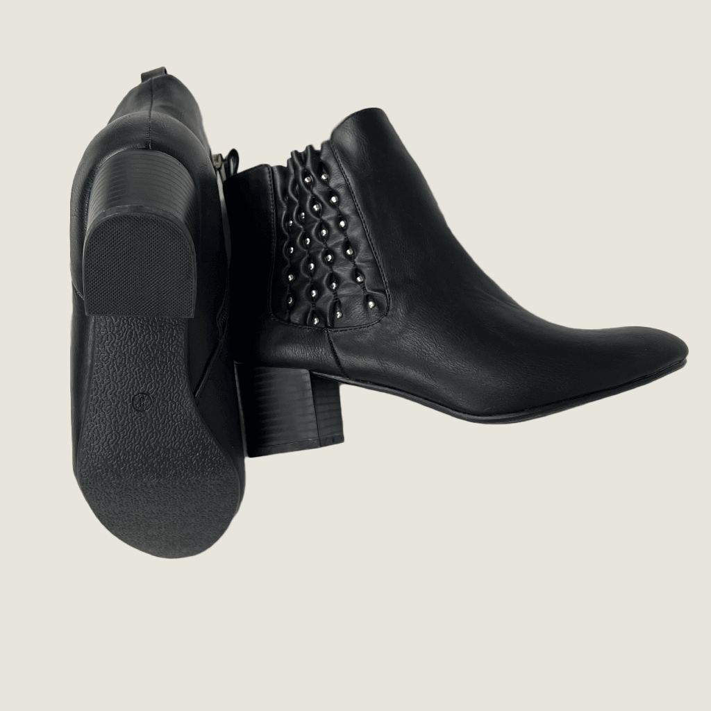 Autograph Heeled Ankle Studded Boots Sole