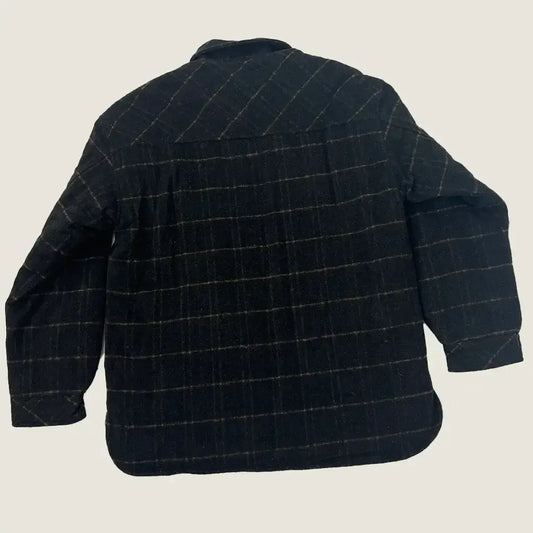 Back View of the Barney Cools Holland Jacket Forest Plaid