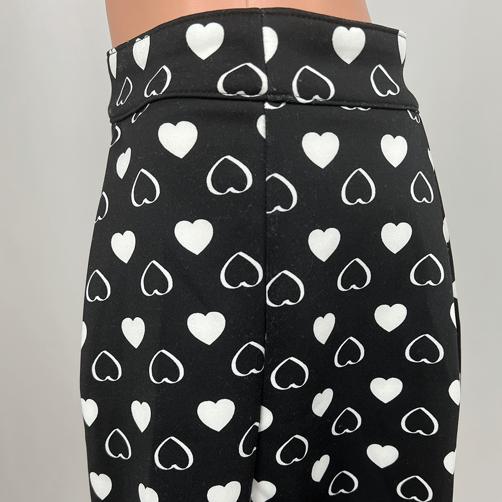 Bethany Mota Heart Print Mini Skirt Side