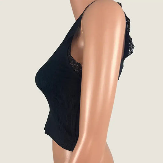 Side View of the Billy Bones Club Last Rodeo Crop Tank