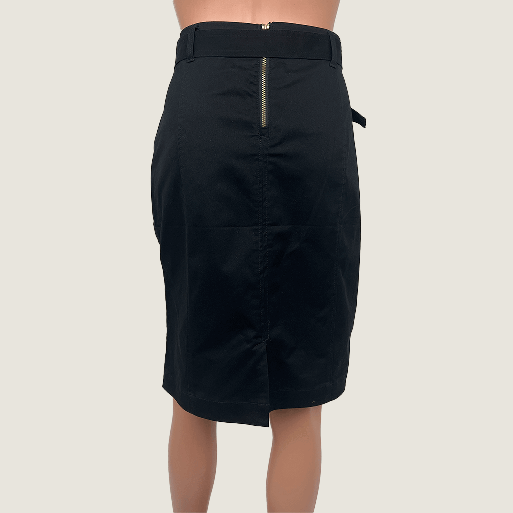 Biz Corporates Women's Traveller Skirt Blue Back