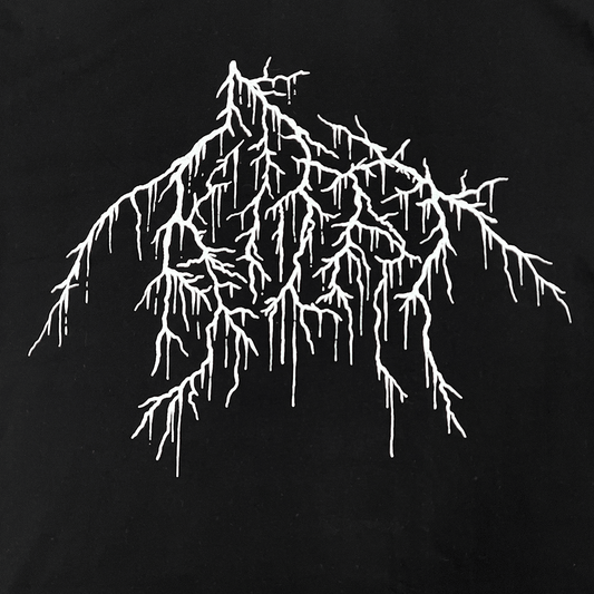 Unisex Black T-Shirt Design Detail