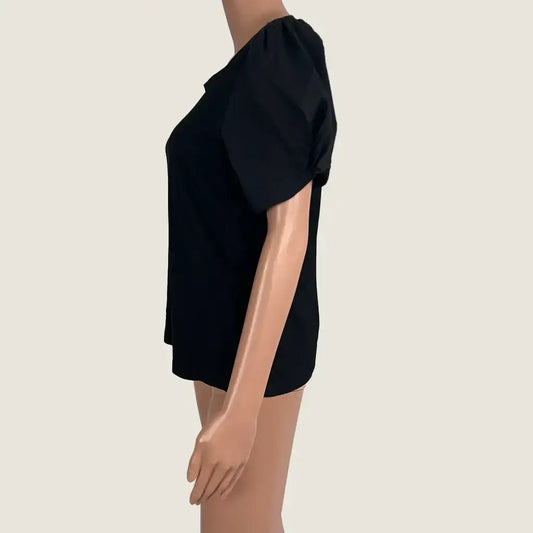 Side View of the Brave and True Abigail T-Shirt