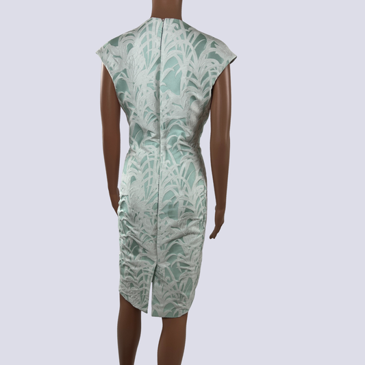 Front view of the Carla Zampatti floral midi dress