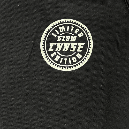 Men's Black T-Shirt With Glow Graphic Detail