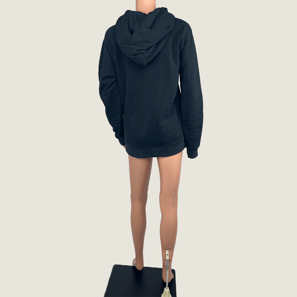 Back View of the Coach Rexy the Dinosaur Black Hoodie