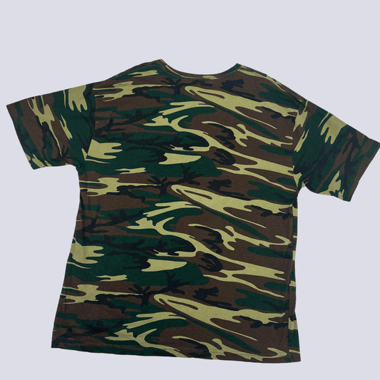 Back view of the Code 5 camouflage t-shirt