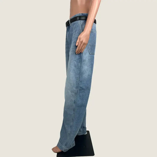 Side View of the Cotton On Baggy Jeans