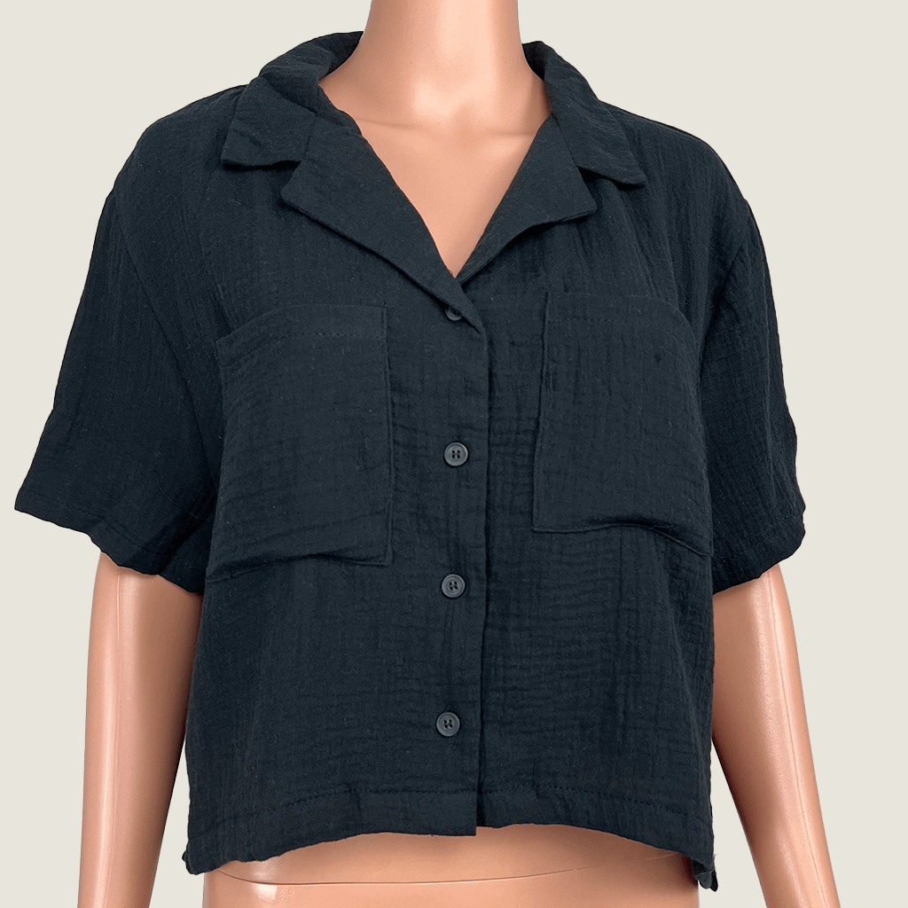 Cotton On Black Shirt Front