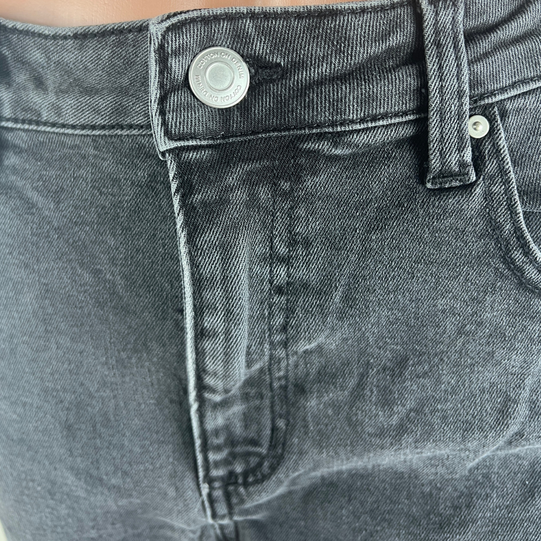 Front view of the Cotton On Black Jeans