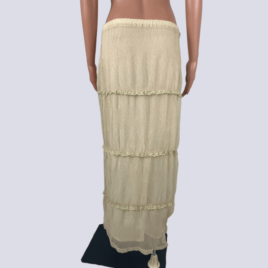 Back view of the Dazie Maxi Skirt