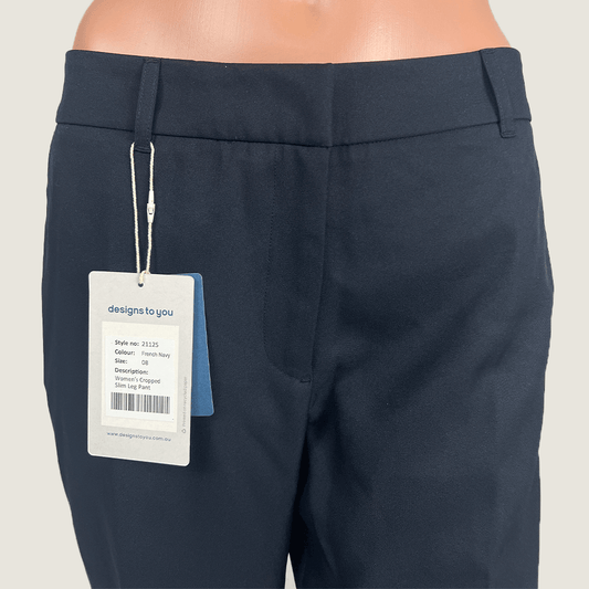 Design To You Cropped Slim Leg Women's Pant Front Detail