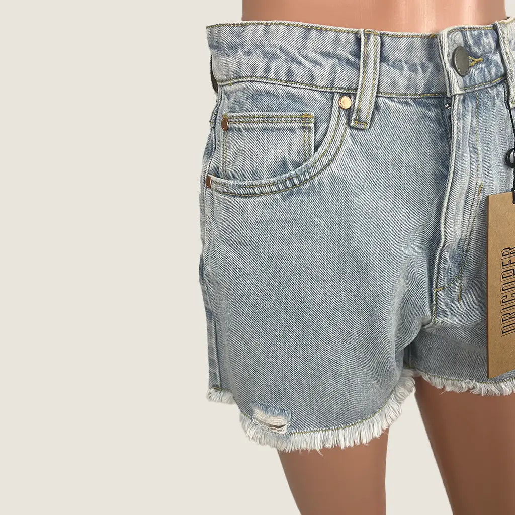Front Detail View of the Dricoper Tatiana High Shorts
