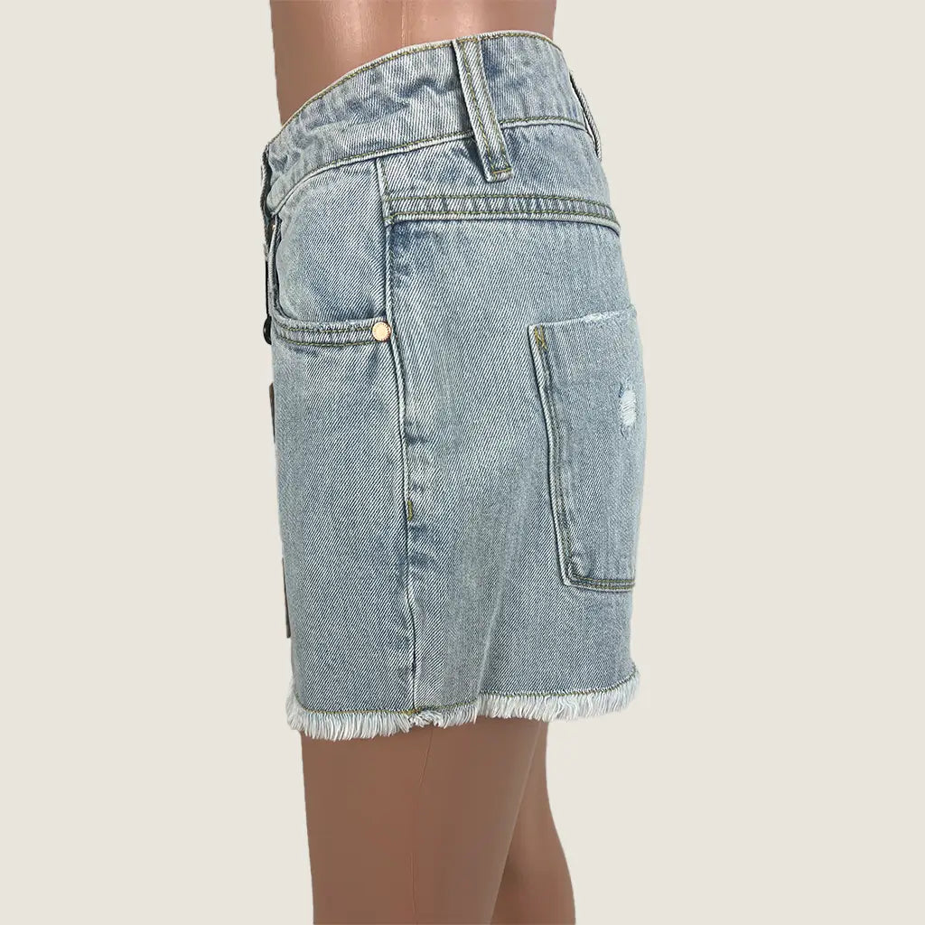 Side View of the Dricoper Tatiana High Shorts