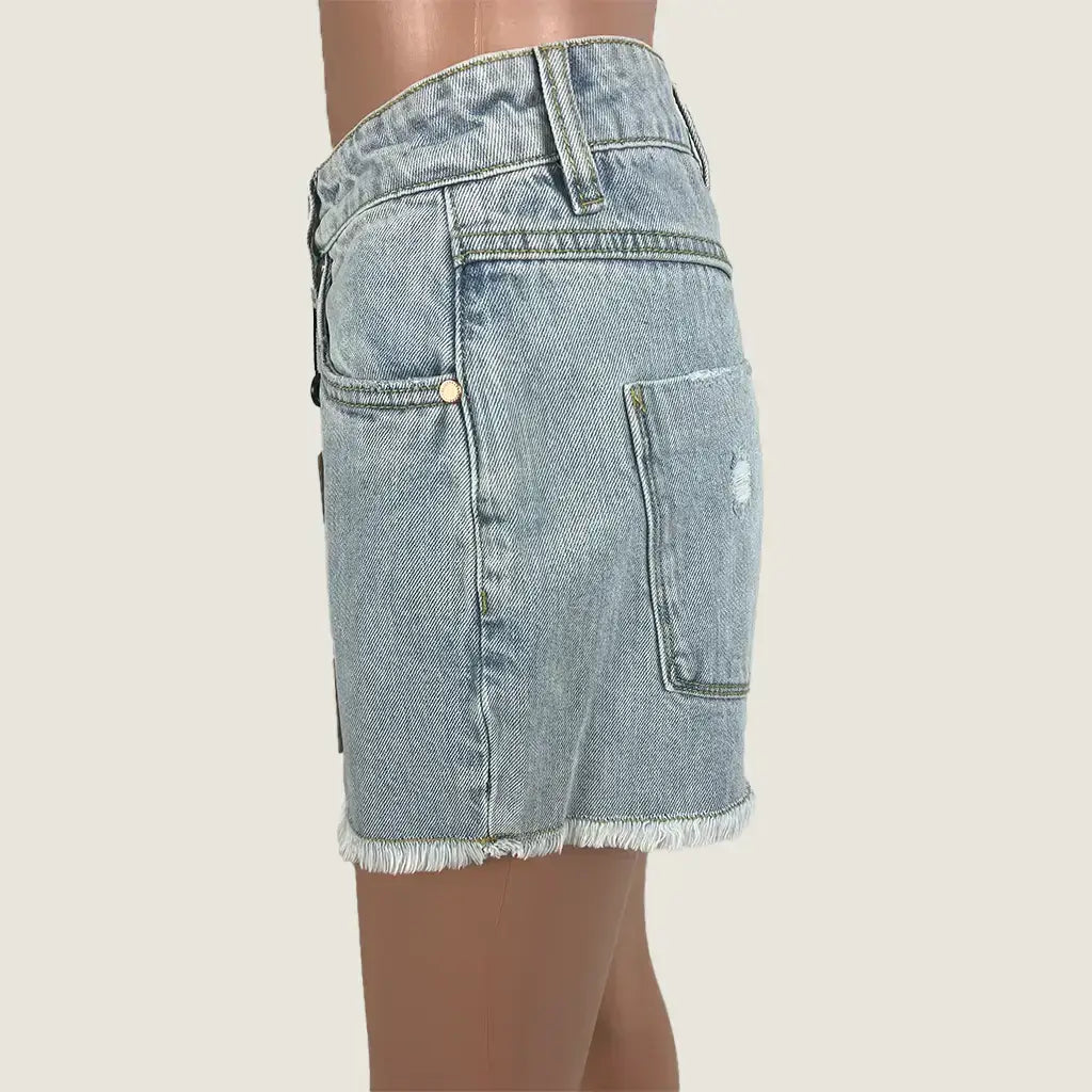Side View of the Dricoper Tatiana High Shorts