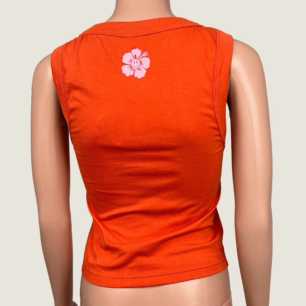 Emma Mulholland on Holiday Heart Tank Top Back