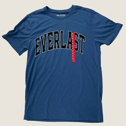 Front View of the Blue Everlast Men's T-Shirt