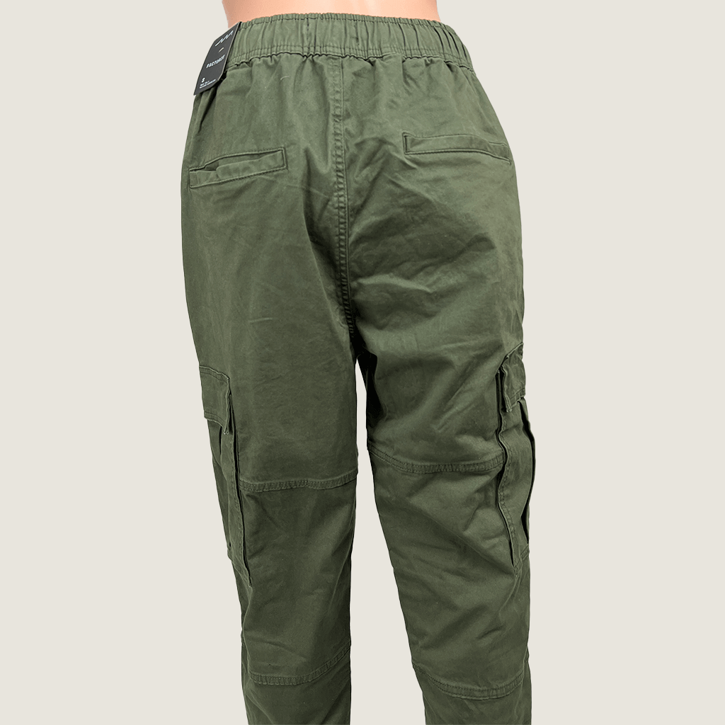 Factorie Unisex Utility Khaki Pant Back Detail