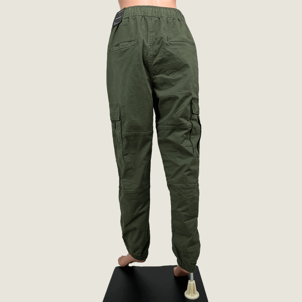 Factorie Unisex Utility Khaki Pant Back