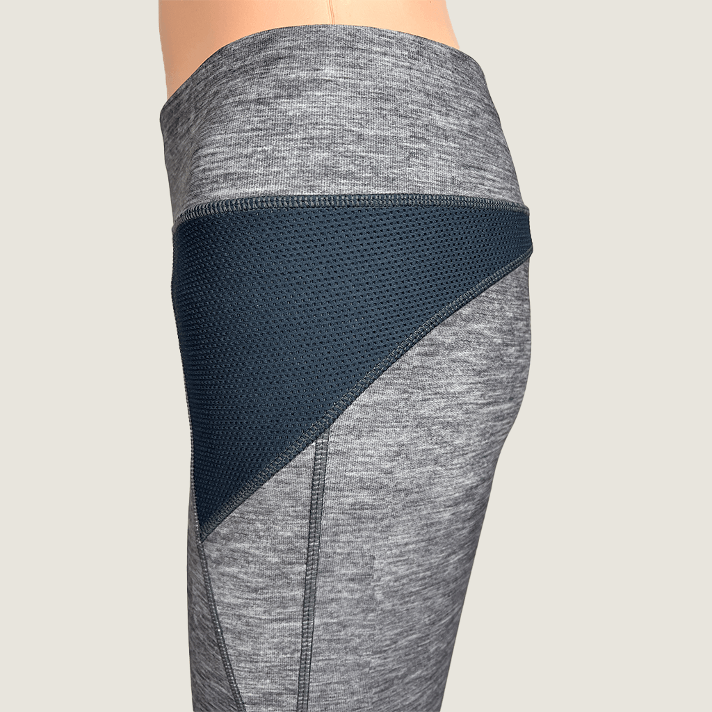 First Base Fit Grey Full Length Leggings Side