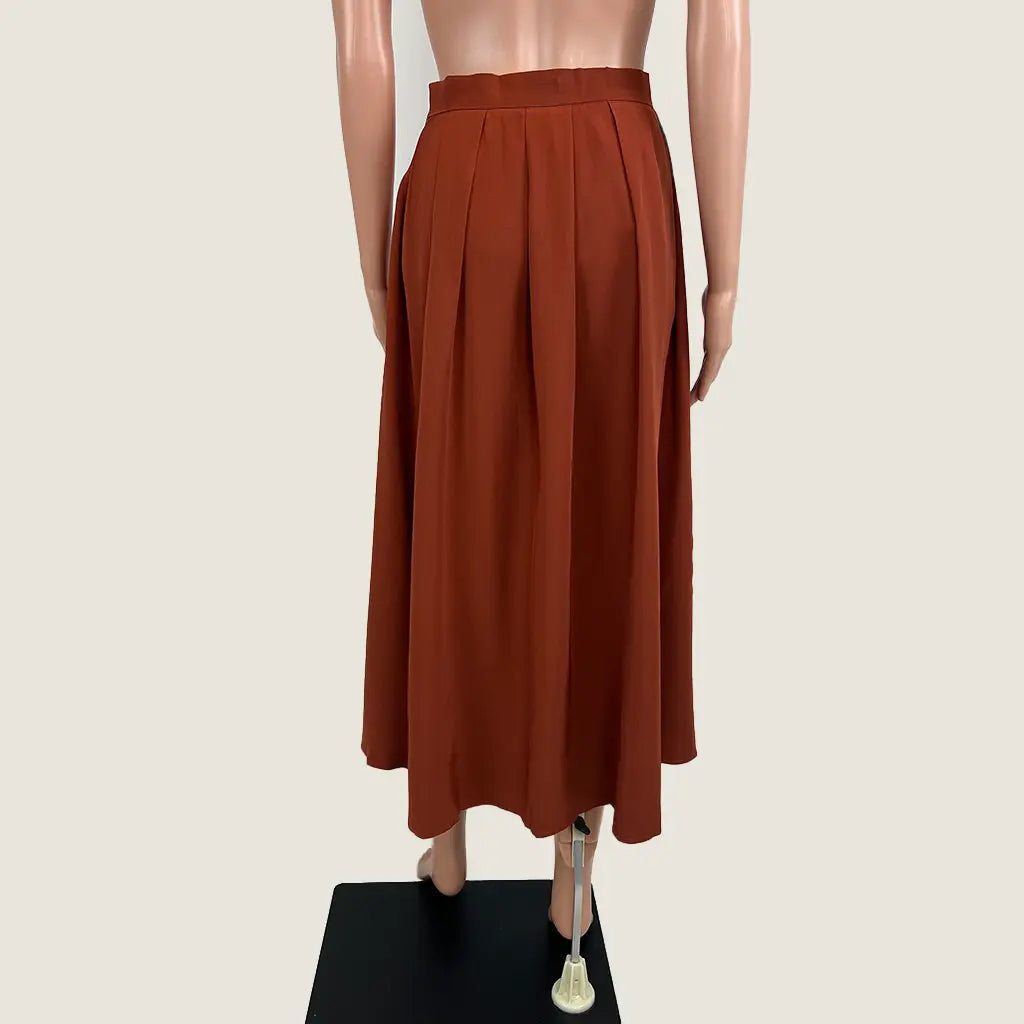 Back View of the Forcast Annalia Pleated Skirt
