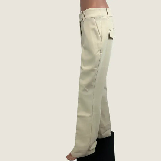 Side view of the women's Forcast Teena Flare Pant