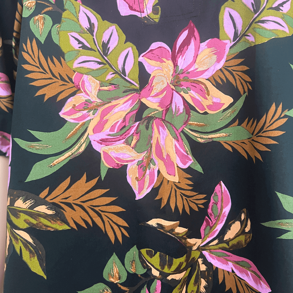 French Connection Tropical Print Women's Top print Detail