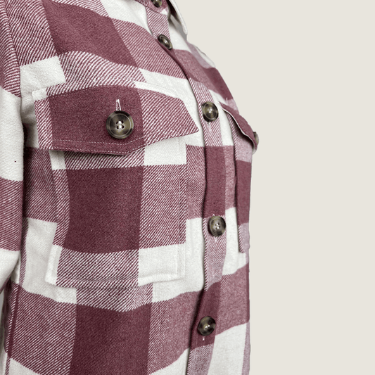 French Connection Wool Blend Shacket Side