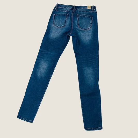 Back View of the Fubu Women Stretch Jeans