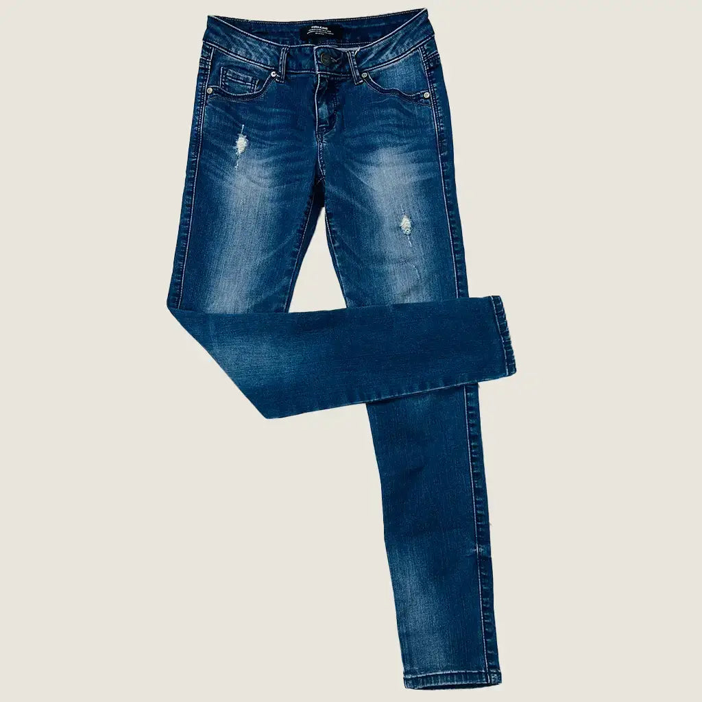 Front View of the Fubu Women Stretch Jeans
