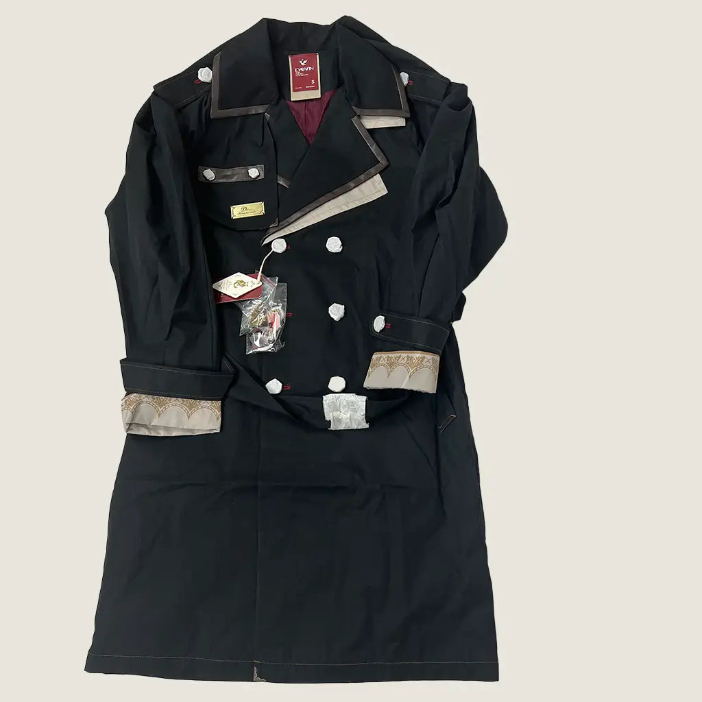 Front View of the Genshin Impact Diluc Impression Trench Coat