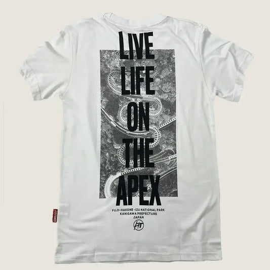 Back View of the Apex Runs Tee JDM Drift HardTuned T-Shirt